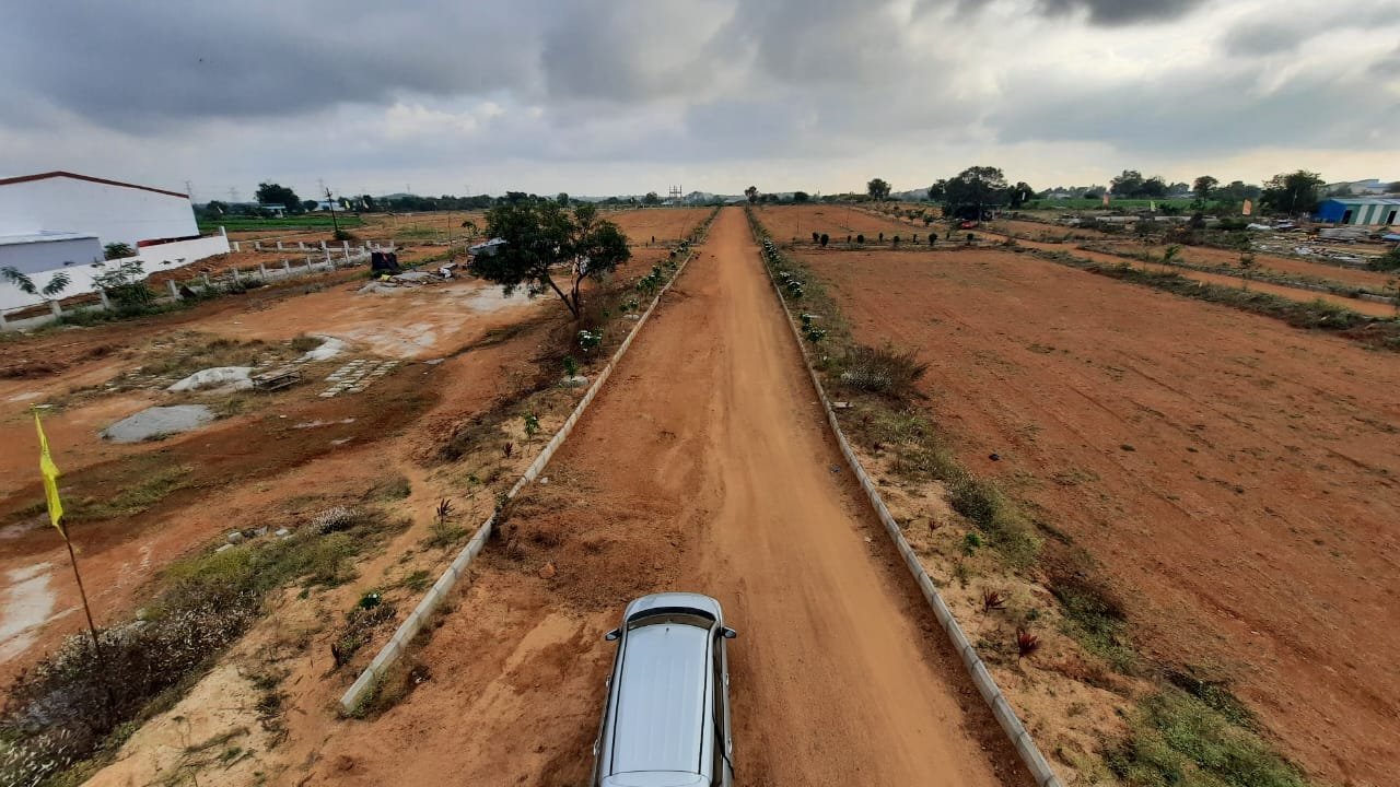 Internal road formation across the layout